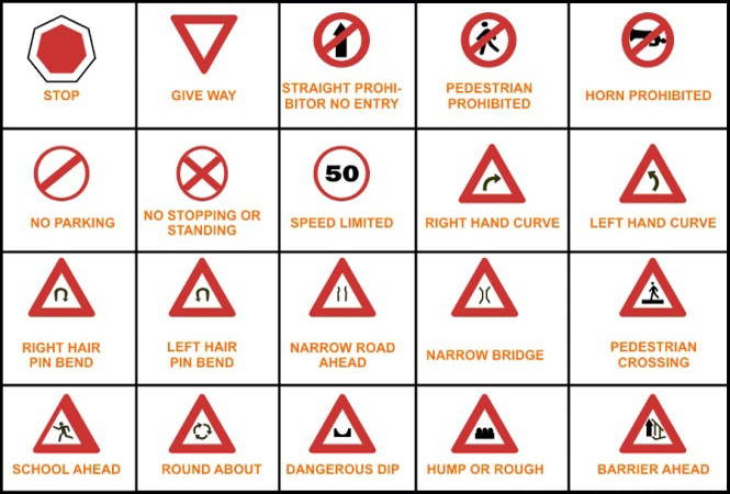 road-rules to drive a car